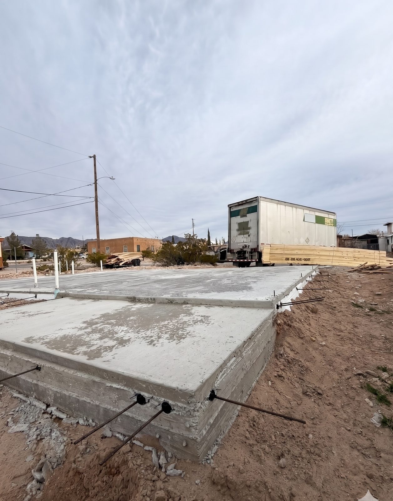 Foundation concrete slab